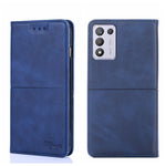 Custodia in pelle magnetica con trama mucca per OPPO K9s e Realme Q3s