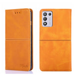 Custodia in pelle magnetica con trama mucca per OPPO K9s e Realme Q3s