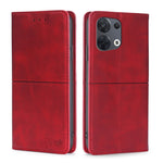 Custodia in pelle magnetica con trama mucca per OPPO Reno8, Reno8 Pro 5G, Reno8