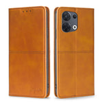 Custodia in pelle magnetica con trama mucca per OPPO Reno8, Reno8 Pro 5G, Reno8