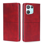 Custodia in pelle magnetica con trama mucca per OPPO Reno8, Reno8 Pro 5G, Reno8