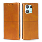 Custodia in pelle magnetica con trama mucca per OPPO Reno8, Reno8 Pro 5G, Reno8