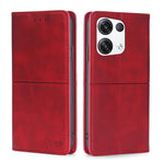 Custodia in pelle magnetica con trama mucca per OPPO Reno8, Reno8 Pro 5G, Reno8