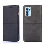 Custodia in pelle magnetica con trama mucca per OPPO Reno8, Reno8 Pro 5G, Reno8