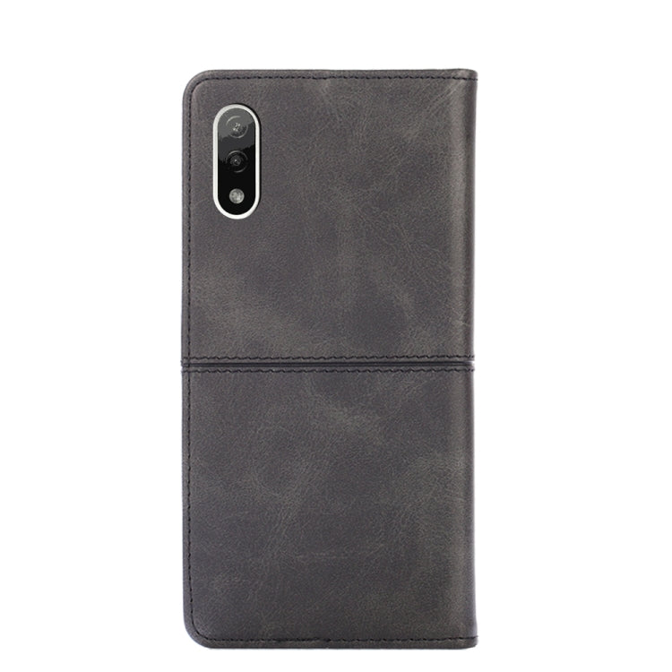 Custodia in pelle magnetica con trama di mucca per Sony Xperia ACE II, Sony