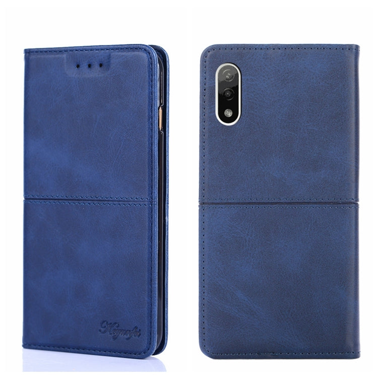 Custodia in pelle magnetica con trama di mucca per Sony Xperia ACE II, Sony