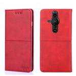 Custodia in pelle magnetica con trama di mucca per Sony Xperia ACE II, Sony