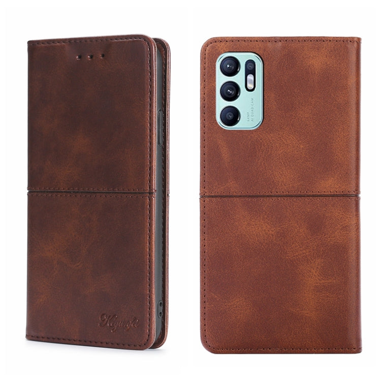 Custodia in pelle magnetica con trama di mucca per Sony Xperia ACE II, Sony
