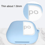 Custodia protettiva in silicone per auricolari OPPO Enco W51