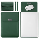 Borsa per computer in pelle leggera 4 in 1 11-16 pollici