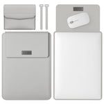 Borsa per computer in pelle leggera 4 in 1 11-16 pollici