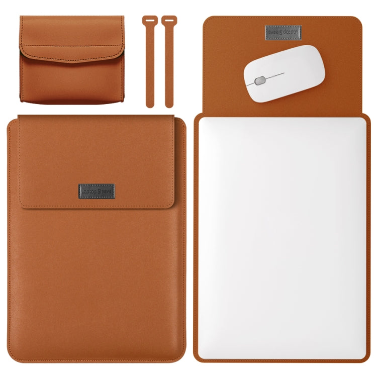 Borsa per computer in pelle leggera 4 in 1 11-16 pollici