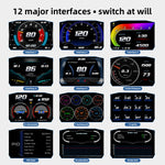 P1 Display HUD Auto OBD2 GPS 3,5" Tachimetro Digitale