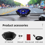 P1 Display HUD Auto OBD2 GPS 3,5" Tachimetro Digitale
