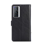 Custodia con cerniera in pelle PU e TPU per vivo X70 Pro, X70 Pro+, Y15s Global