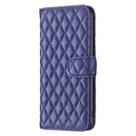 Custodia a conchiglia in pelle con portafoglio Diamond Lattice per OPPO Find X5