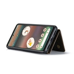 DG.MING M2 Series 3-Fold Multi Card Bag + custodia magnetica per telefono, For Google Pixel 6A, For Google Pixel 7 5G, For Google Pixel 7 Pro 5G, For OnePlus 10 Pro