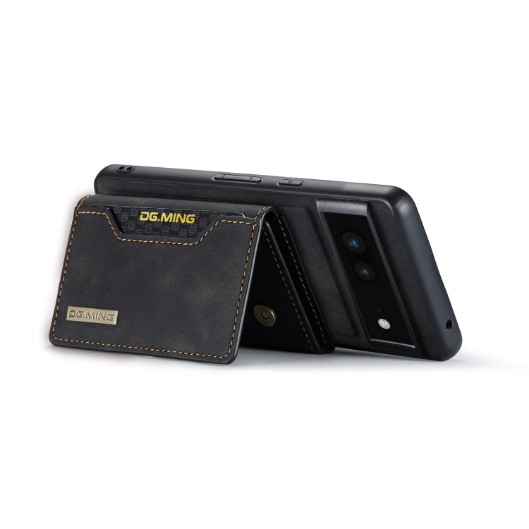 DG.MING M2 Series 3-Fold Multi Card Bag + custodia magnetica per telefono, For Google Pixel 6A, For Google Pixel 7 5G, For Google Pixel 7 Pro 5G, For OnePlus 10 Pro