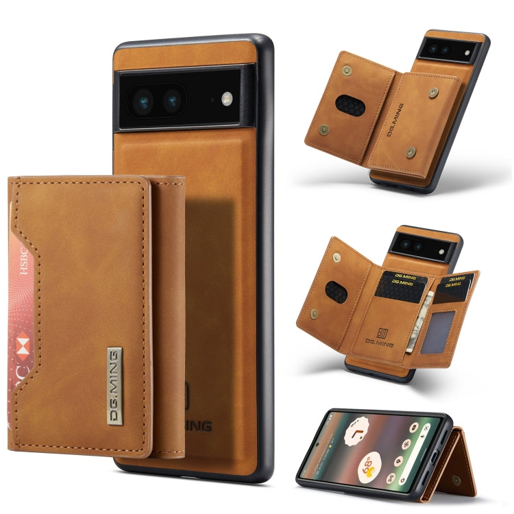 DG.MING M2 Series 3-Fold Multi Card Bag + custodia magnetica per telefono, For Google Pixel 6A, For Google Pixel 7 5G, For Google Pixel 7 Pro 5G, For OnePlus 10 Pro