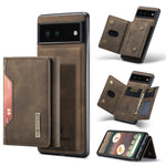 DG.MING M2 Series 3-Fold Multi Card Bag + custodia magnetica per telefono, For Google Pixel 6A, For Google Pixel 7 5G, For Google Pixel 7 Pro 5G, For OnePlus 10 Pro