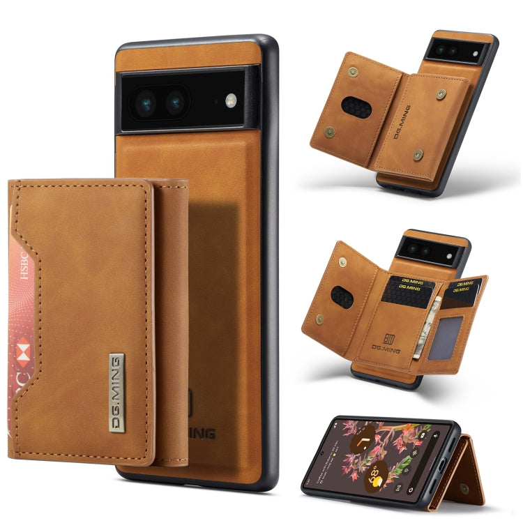 DG.MING M2 Series 3-Fold Multi Card Bag + custodia magnetica per telefono, For Google Pixel 6A, For Google Pixel 7 5G, For Google Pixel 7 Pro 5G, For OnePlus 10 Pro