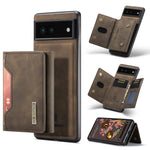 DG.MING M2 Series 3-Fold Multi Card Bag + custodia magnetica per telefono, For Google Pixel 6A, For Google Pixel 7 5G, For Google Pixel 7 Pro 5G, For OnePlus 10 Pro