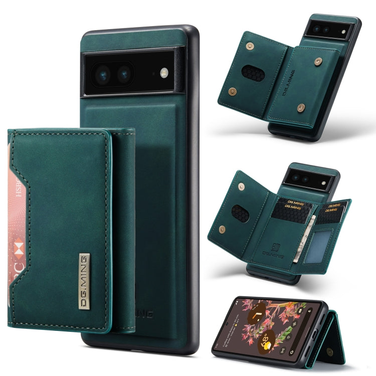 DG.MING M2 Series 3-Fold Multi Card Bag + custodia magnetica per telefono, For Google Pixel 6A, For Google Pixel 7 5G, For Google Pixel 7 Pro 5G, For OnePlus 10 Pro