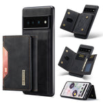 DG.MING M2 Series 3-Fold Multi Card Bag + custodia magnetica per telefono, For Google Pixel 6A, For Google Pixel 7 5G, For Google Pixel 7 Pro 5G, For OnePlus 10 Pro