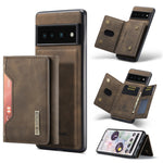 DG.MING M2 Series 3-Fold Multi Card Bag + custodia magnetica per telefono, For Google Pixel 6A, For Google Pixel 7 5G, For Google Pixel 7 Pro 5G, For OnePlus 10 Pro