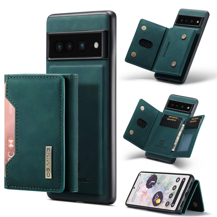DG.MING M2 Series 3-Fold Multi Card Bag + custodia magnetica per telefono, For Google Pixel 6A, For Google Pixel 7 5G, For Google Pixel 7 Pro 5G, For OnePlus 10 Pro