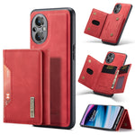 DG.MING M2 Series 3-Fold Multi Card Bag + custodia magnetica per telefono, For OnePlus Nord N20 5G