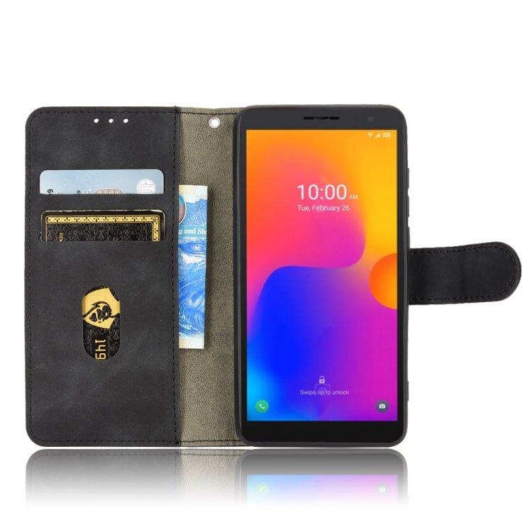 Custodia in pelle con vibrazione magnetica per Alcatel 1B 2022, Motorola Moto