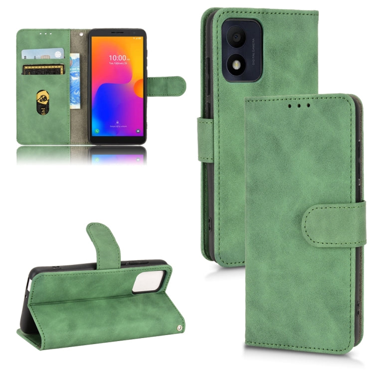 Custodia in pelle con vibrazione magnetica per Alcatel 1B 2022, Motorola Moto