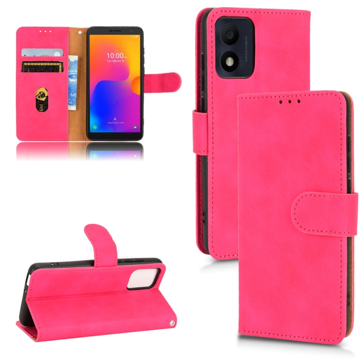 Custodia in pelle con vibrazione magnetica per Alcatel 1B 2022, Motorola Moto