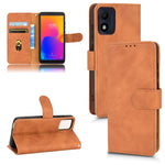 Custodia in pelle con vibrazione magnetica per Alcatel 1B 2022, Motorola Moto