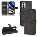 Custodia in pelle con vibrazione magnetica per Alcatel 1B 2022, Motorola Moto