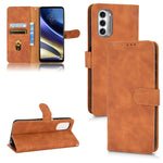 Custodia in pelle con vibrazione magnetica per Alcatel 1B 2022, Motorola Moto