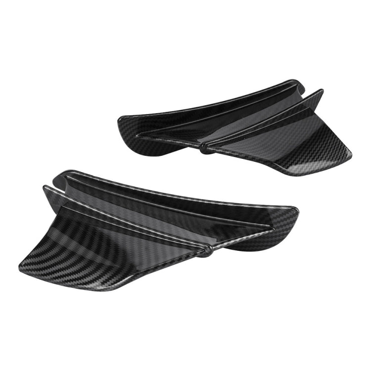 Spoiler alettone aerodinamico per moto in ABS 24x12 cm