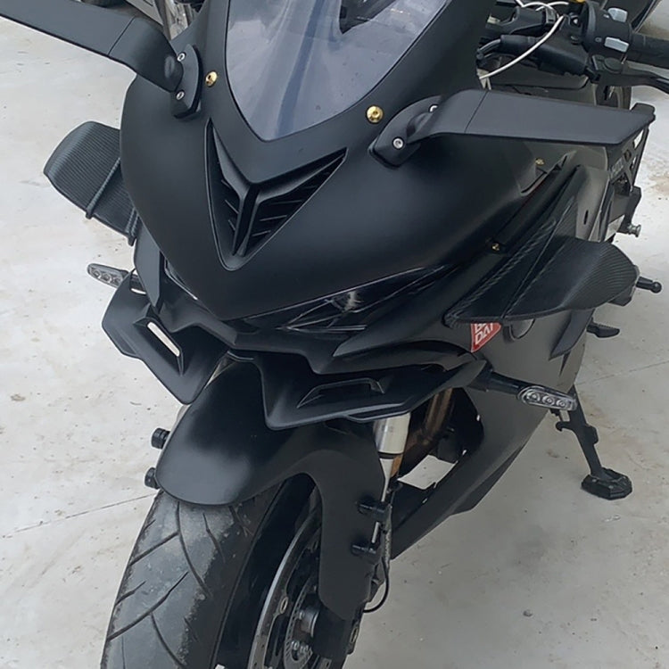 Spoiler alettone aerodinamico per moto in ABS 24x12 cm