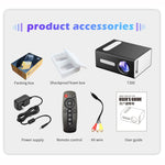 Proiettore LED portatile T300 25ANSI con HDMI e USB