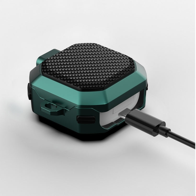 Custodia auricolari anticaduta in fibra di carbonio per Samsung Galaxy Buds
