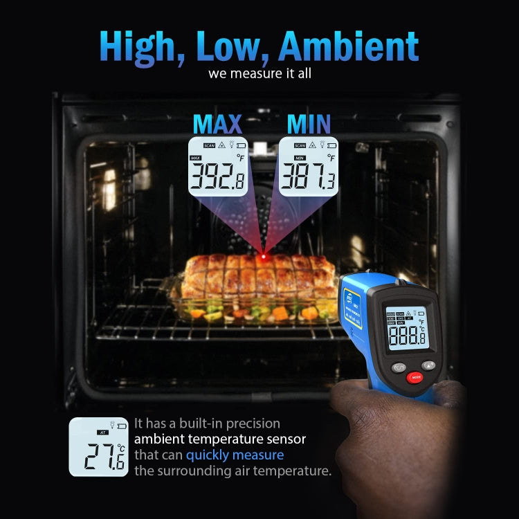 Benetech GM321 Termometro digitale a infrarossi senza contatto