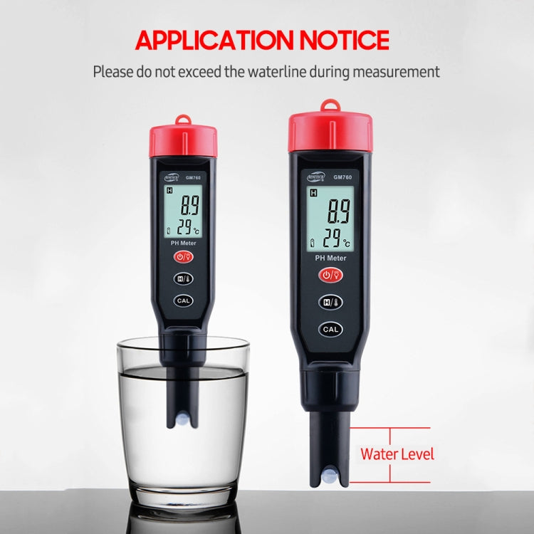 Tester pH digitale BENETECH GM760 con misurazione temperatura