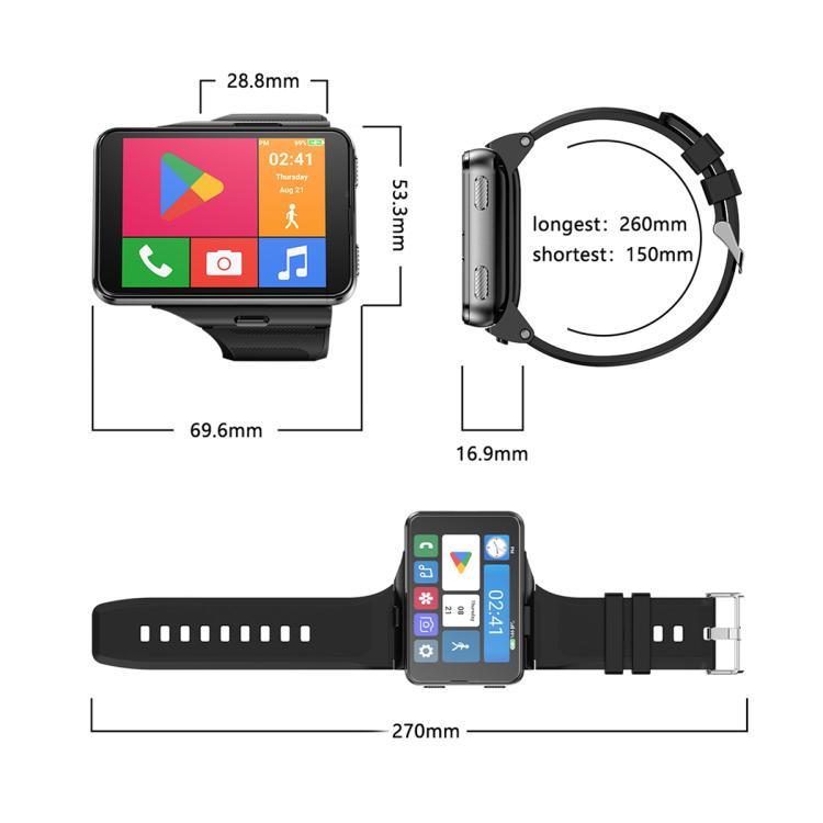 Smartwatch 4G con schermo TFT 2,88" Android 11 4GB+64GB