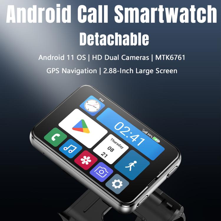 Smartwatch 4G con schermo TFT 2,88" Android 11 4GB+64GB