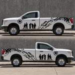 Set 2 Adesivi Decorativi Auto D-123 300x73cm