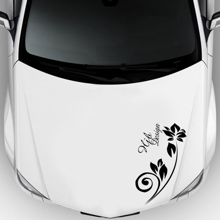 Set 2 Adesivi Decorativi Auto Farfalla Amore Fiori