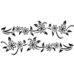 Adesivo decorativo auto D-378 fiore totem 120x30 cm