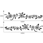 Adesivo decorativo auto D-378 fiore totem 120x30 cm