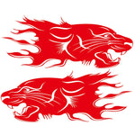 Adesivo decorativo auto motivo leone 100x40 cm